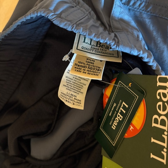 NWT L.LBean Men’s Blue Supplex Sport Shorts 10” UPF+50 - Picture 7 of 8